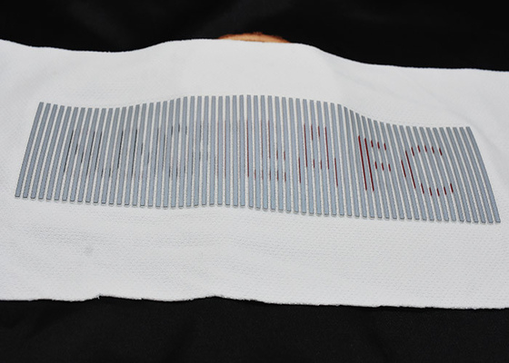 Silicone su ordinazione Logo Heat Transfer Labels Printing di 1mm per abbigliamento