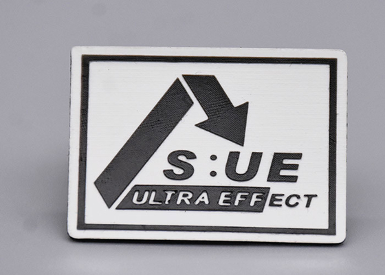 Abbigliamento su ordinazione di Logo Screen Printed Labels For del nero del silicone