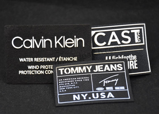 Ferro stampato Colorway 5 sulle etichette tessute etichette con il proprio logo