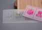 TPU trasparente su misura che stampa logo brillante del silicone per abbigliamento