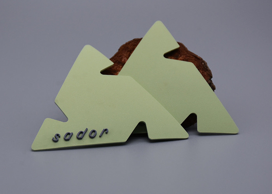 Patch di silicone ecologico personalizzato stampa Matte Logo di silicone per abbigliamento