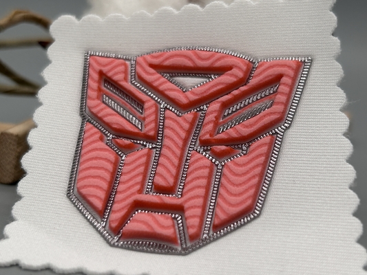 Patch in tessuto in rilievo personalizzati Disegno di forma uniforme su misura