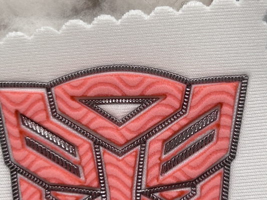 Patch in tessuto in rilievo personalizzati Disegno di forma uniforme su misura