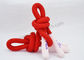 Cavo elastico del cotone del cavo del cordone dell'estremità L125cm del silicone per le borse di cordone