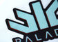 L'indumento di gomma luminoso rattoppa l'etichetta del trasferimento di calore del silicone 3D per Ski Suit