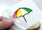 Le etichette dell'abbigliamento del trasferimento di calore di Mini Umbrella OEKO per i bambini insaccano i giocattoli