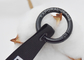 La cordicella chiave di cuoio OEKO di Microfiber ha inciso la catena chiave di cuoio