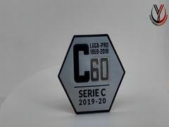 Etichetta stampata in TPU per abbigliamento con logo argento riflettente e schiuma