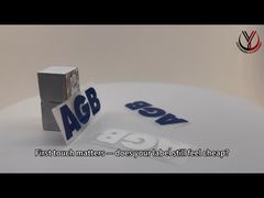 3.5cm su ordinazione 3 etichette del trasferimento di calore del silicone di colori per abbigliamento