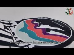 Stampa di etichette in tessuto in silicone personalizzate per abbigliamento