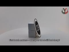 Ferro rotondo morbido su patch tatami Patch di abbigliamento personalizzato con colla di fusione calda