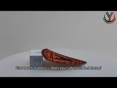 Etichette per abbigliamento in velcro personalizzate con logo in TPU lucido/opaco