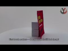 Toppe serigrafate SGS ODM su nastro 100% cotone Oeko Tex Standard 100