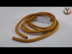 Presentiamo cordoncini lunghi 31 cm in poliestere con estremità personalizzate a maglia per te