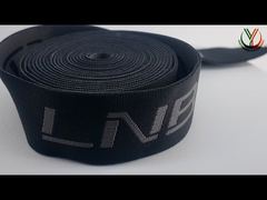 Introdurre Logo Largo a doppio lato Jacquard Elastic Band For Garments Custom 40mm For You