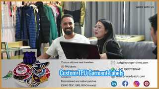 Etichette in TPU personalizzate per indumenti