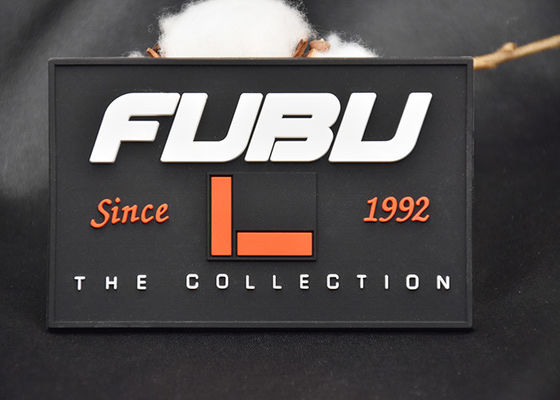 Toppe impresse del PVC 3D, indumento e toppe di gomma su ordinazione delle borse