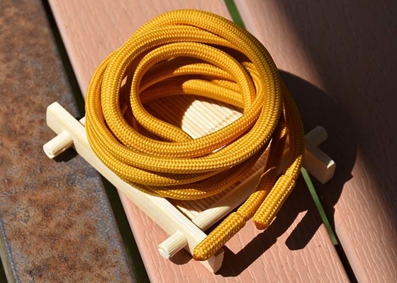 Estremità rotonda del metallo e del tessuto del cavo del cordone del poliestere degli indumenti 5mm