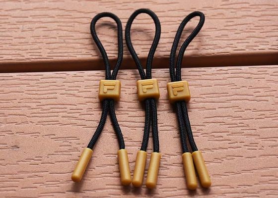 estrattore di 3D Logo Customised Garment Plastic Zip con l'identità di marca