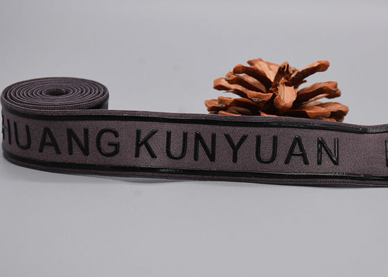 Gli indumenti usano non la banda di elastico di slittamento con il logo brillante del silicone stampato abitudine