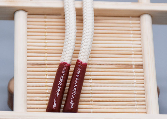 4mm Round Elastic Drawstring Cord For Sweatpants Cotton Material