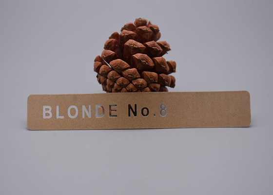 TPU trasparente su ordinazione ha stampato il silicone brillante dell'oro dell'etichetta per abbigliamento