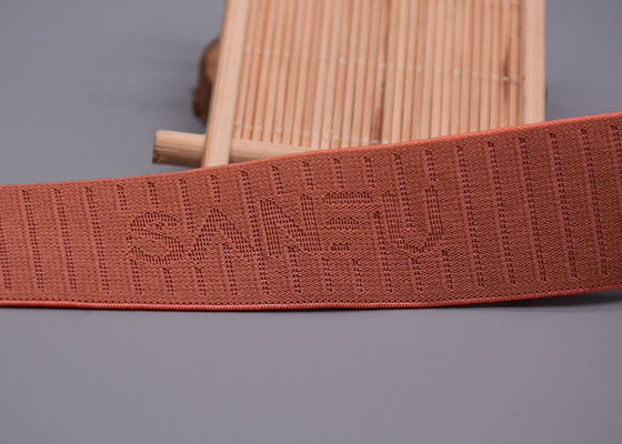 elastico del jacquard riciclato 25mm con il singolo lato per l'indumento