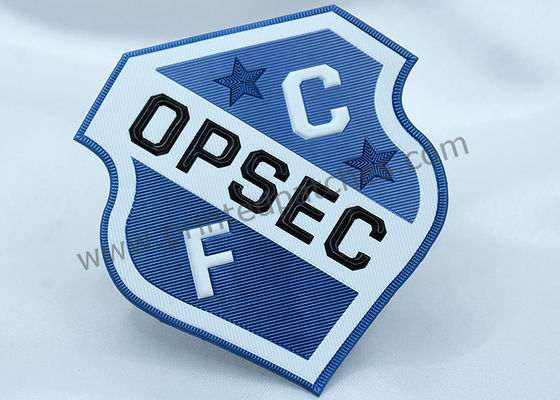 Il vinile del trasferimento di calore di 3 Colorway rattoppa i distintivi molli 3D della stampa del calore di TPU sollevati