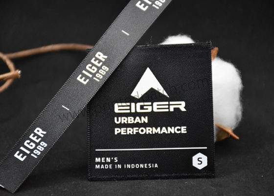 Le etichette del silicone degli abiti da lavoro 0.3mm schermano le toppe stampate su nastro del nastro