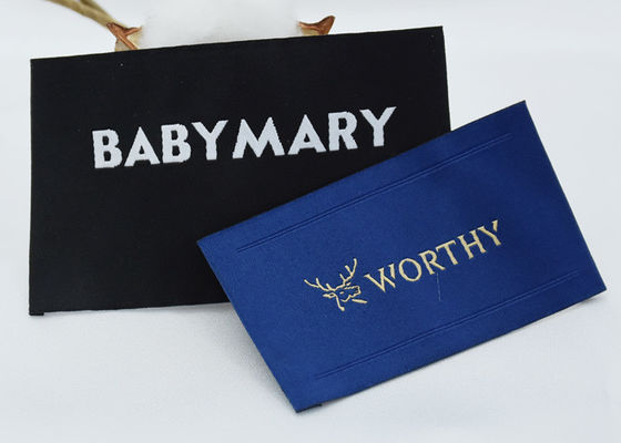 Ferro tessuto lavabile delle etichette OEKO dell'abbigliamento sulle toppe ricamate